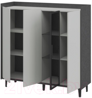 Шкаф с витриной Мебель-Неман Модена МН-048-02-Ц1