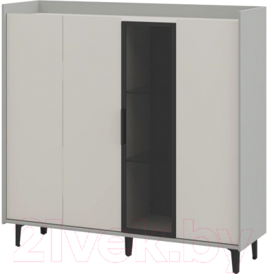 Шкаф с витриной Мебель-Неман Модена МН-048-02-Ц2 - фото