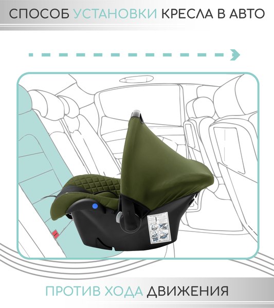 Автокресло Amarobaby Baby Comfort / AB222008BC/1309