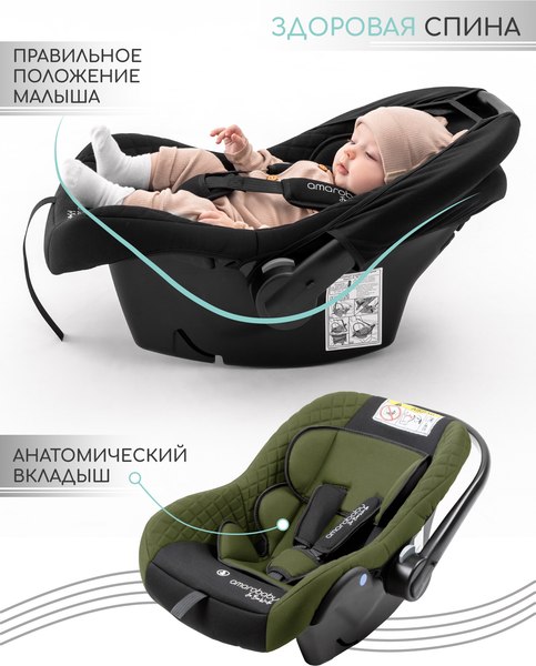 Автокресло Amarobaby Baby Comfort / AB222008BC/1309