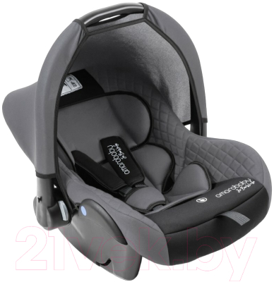 Автокресло Amarobaby Baby Comfort / AB222008BC/1109 (серый/черный) - фото