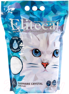 Наполнитель для туалета EliteCat Crystal Pure 4890/EC