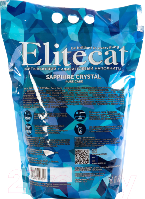 Наполнитель для туалета EliteCat Crystal Pure 4890/EC