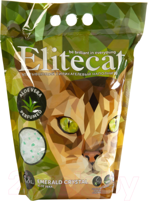 Наполнитель для туалета EliteCat Emerald Aloe Vera 4896/EC