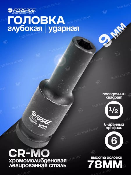 Головка слесарная Forsage F-4458509