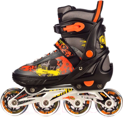 Роликовые коньки FAVORIT PW-153B-10BK-S
