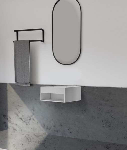 Тумба с умывальником Abber Stein AS2645-0.8