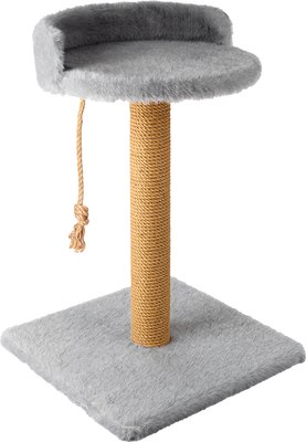 Лежанка-когтеточка Leader Toys Круг с квадратной платформой с кошачьей мятой / МТ14020 - фото