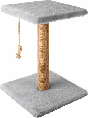 Лежанка-когтеточка Leader Toys Квадрат с квадратной платформой с кошачьей мятой / МТ14022 - фото