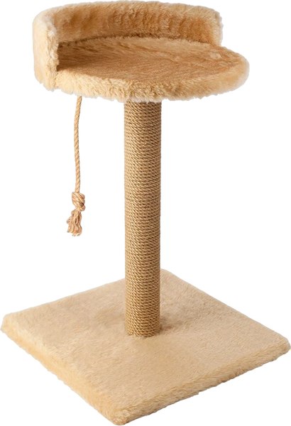 Лежанка-когтеточка Leader Toys Круг с квадратной платформой с кошачьей мятой / МТ14030 - фото