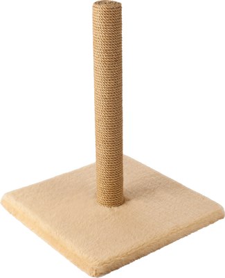 Когтеточка Leader Toys Столбик с квадратной платформой с кошачьей мятой / МТ14033 - фото