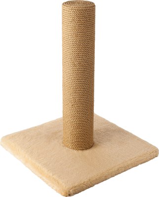 Когтеточка Leader Toys Столбик с квадратной платформой с кошачьей мятой / МТ14034 - фото