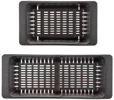 Мойка кухонная STELLAR Decor S7050NB-D (нано черный)