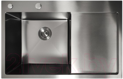 Мойка кухонная STELLAR Decor S6550NB-L-D (нано черный)