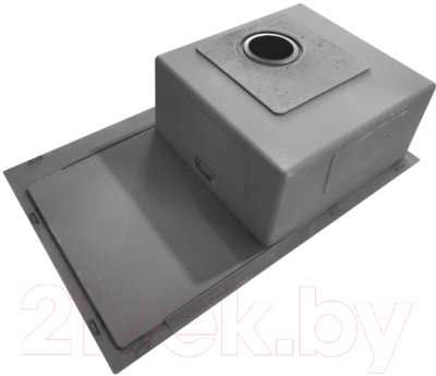 Мойка кухонная STELLAR Decor S6550NB-L-D (нано черный)