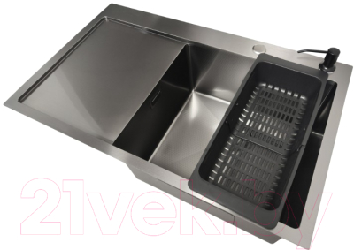 Мойка кухонная STELLAR Decor S6550NB-R-D