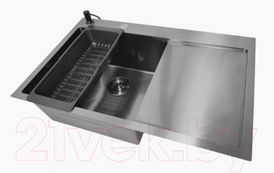 Мойка кухонная STELLAR Decor S7850NB-L-D