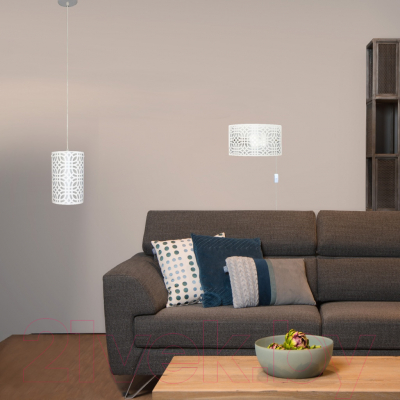 Потолочный светильник Элетех Амина 211 НСБ 01-60-187 Е27 / 1005405254 (белый муар)