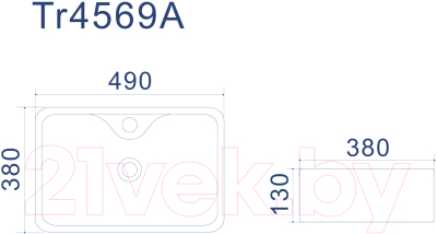 Умывальник Uptrend Torvi TR4569A