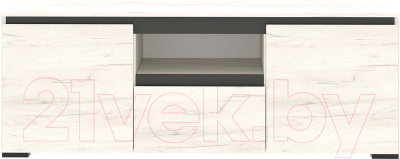 Тумба Памир Гретта 1С1Я (крафт белый/антрацит)