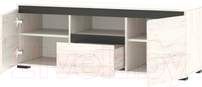 Тумба Памир Гретта 1С1Я (крафт белый/антрацит)