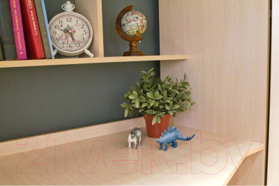 Кровать-чердак детская Капризун 13 Р440-2 с рабочей зоной