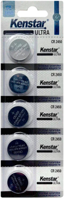 Комплект батареек Kenstar CR2450-5BL 3V / KS-CR2450-5BL - фото