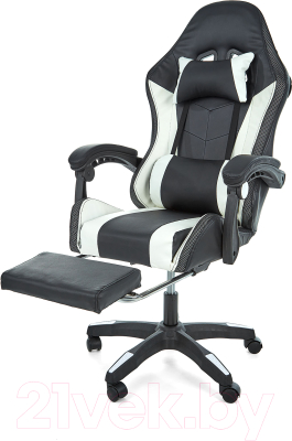 Кресло геймерское Jiqiao DG8003-ЧБ (черный/белый)