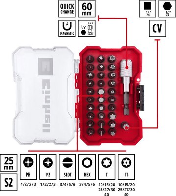 Набор бит Einhell 49118693