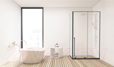 Душевой уголок Allen Brau Fantasy 2.0 140x90 / 325967 (черный матовый)