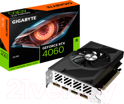 Видеокарта Gigabyte RTX4060 8GB (GV-N4060D6-8GD)