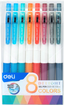 Набор гелевых ручек Deli G1208C - фото