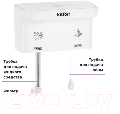 Сенсорный дозатор для жидкого мыла Kitfort KT-6062