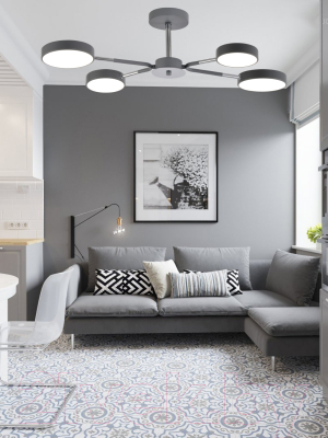 Потолочный светильник Mirastyle Диод MH-3224/4 GR+CR