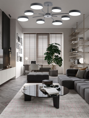 Потолочный светильник Mirastyle Диод MH-3224/8 GR+CR