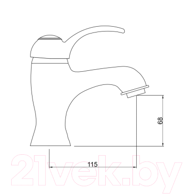 Смеситель Gross Aqua Provance 6536586С
