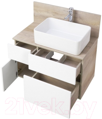 Тумба с умывальником Акватон Мишель 80 (1A2445K3MIDU0)
