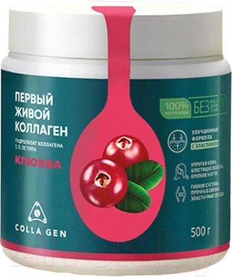 Коллаген Первый Живой Коллаген Клюква с натуральным соком - фото