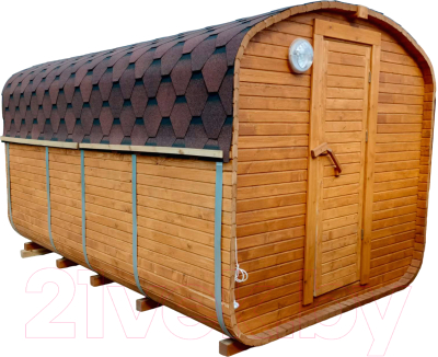 Баня квадро-бочка КомфортПром Квадро / 10331357 - фото