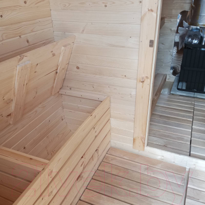 Баня квадро-бочка КомфортПром Квадро / 10331357