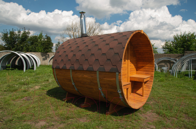 Баня-бочка КомфортПром Комплект / 10331361