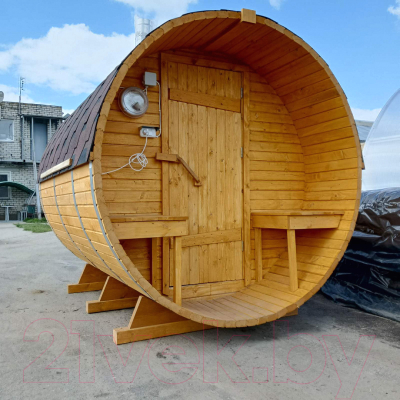 Баня-бочка КомфортПром Комплект / 10331361