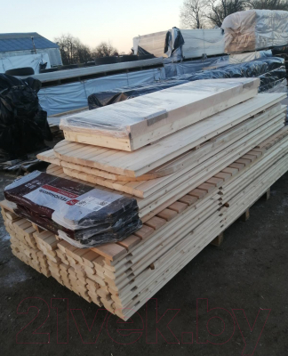 Баня-бочка КомфортПром Комплект / 10331361