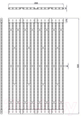 Сушилка для раковины GranFest 1002-BL (черный)