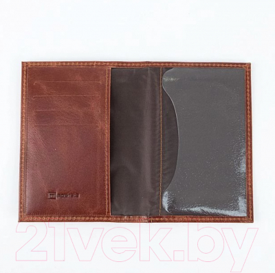 Обложка на паспорт Poshete 604-118JL-BRW