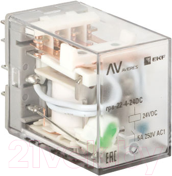 Реле промежуточное EKF rpa-22-4-24DC - фото