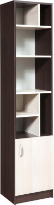 Стеллаж Мебель-Класс Имидж-1 (венге/ясень шимо светлый) - фото