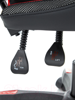 Кресло геймерское Jiqiao DG8003-ЧК (черный/красный)