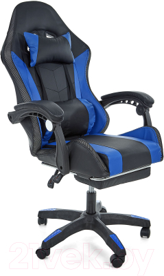 Кресло геймерское Jiqiao DG8003-ЧС (черный/синий)