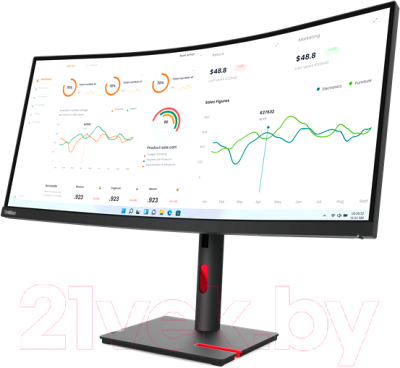Монитор Lenovo ThinkVision T34w-30 (63D4GAT1EU)